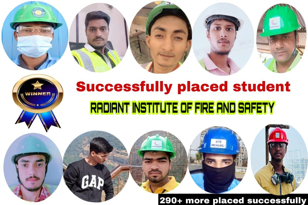 Collage of successfully placed RIFS safety students